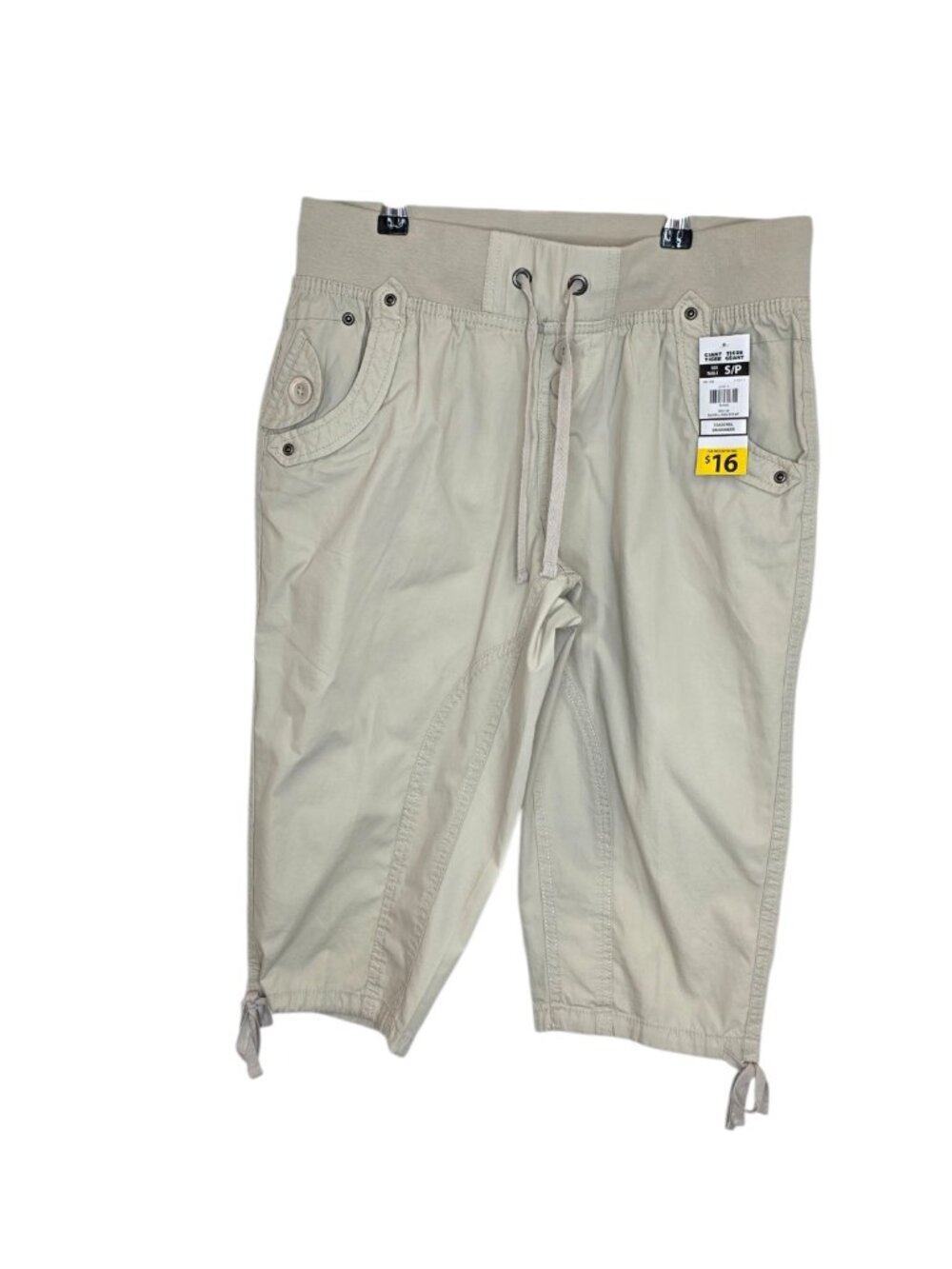 MyStyle Capri Utility Crops, Cinch Bottoms, Size Medium Womens